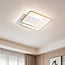 Plafonnier design carré Rune 2 lumières à LED dimmables