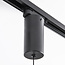 Spot sur rail 7W monophasé Omri avec LEDs dimmables - noir