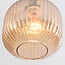 Lampe suspendue à 1 lumière Sita - verre large
