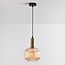 Lampe suspendue à 1 lumière Sita - verre large