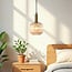 Lampe suspendue à 1 lumière Sita - verre large