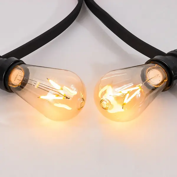 Jeu de câbles épineux avec lampes à incandescence 3,5W Ø60 : option dimmable