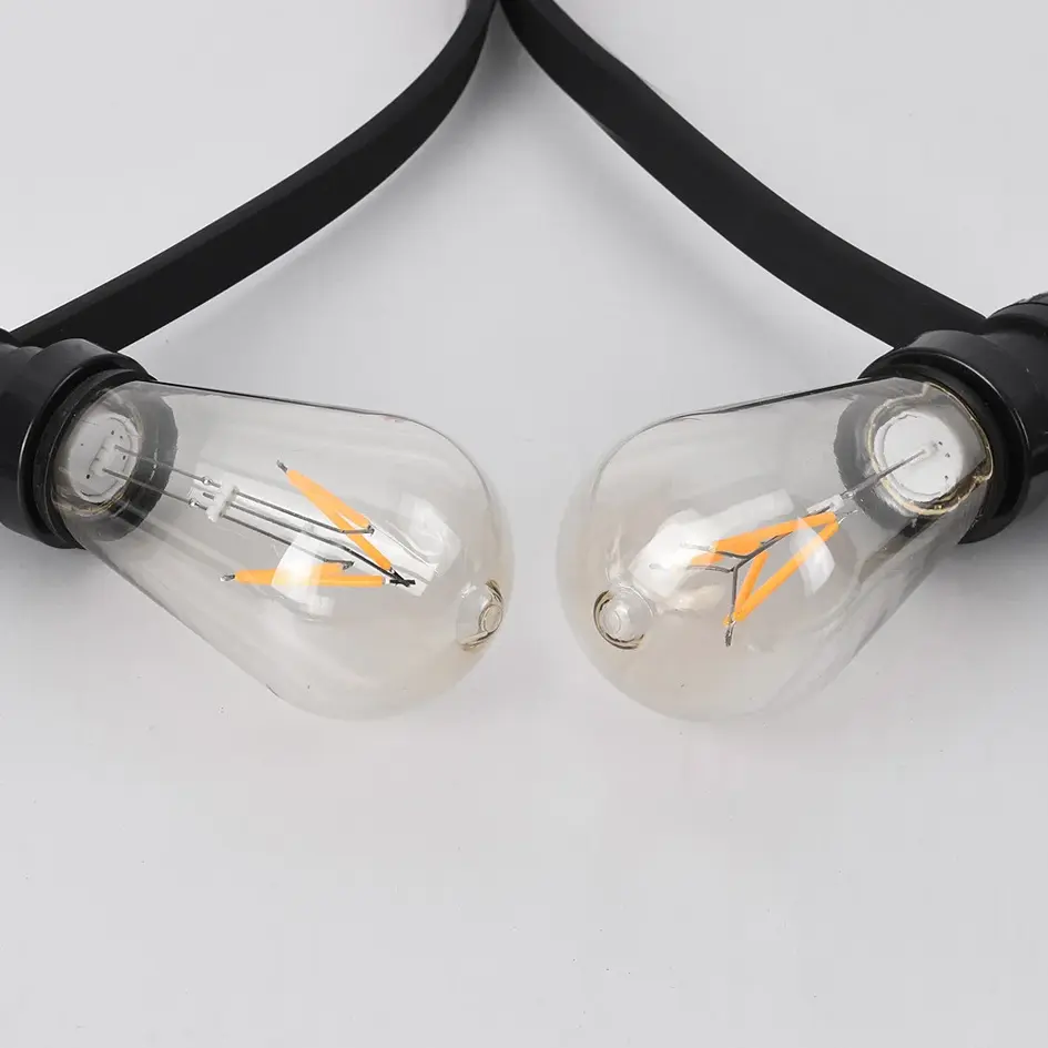 Jeu de câbles épineux avec lampes à incandescence 3,5W Ø60 : option dimmable