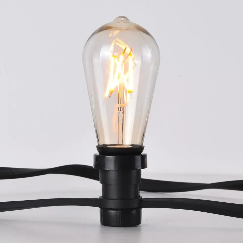Jeu de câbles épineux avec lampes à incandescence 3,5W Ø60 : option dimmable