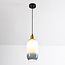 Suspension 1 lumière Anne - verre blau