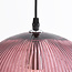 Suspension Molly en verre nervuré - violet
