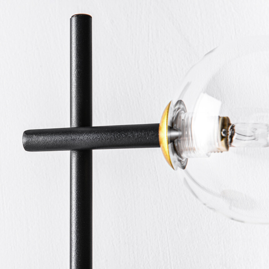 Lampe de table Glenn - verre transparent