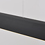 Suspension Devin allongée avec LED intégrée - noir
