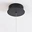 Suspension Devin allongée avec LED intégrée - noir