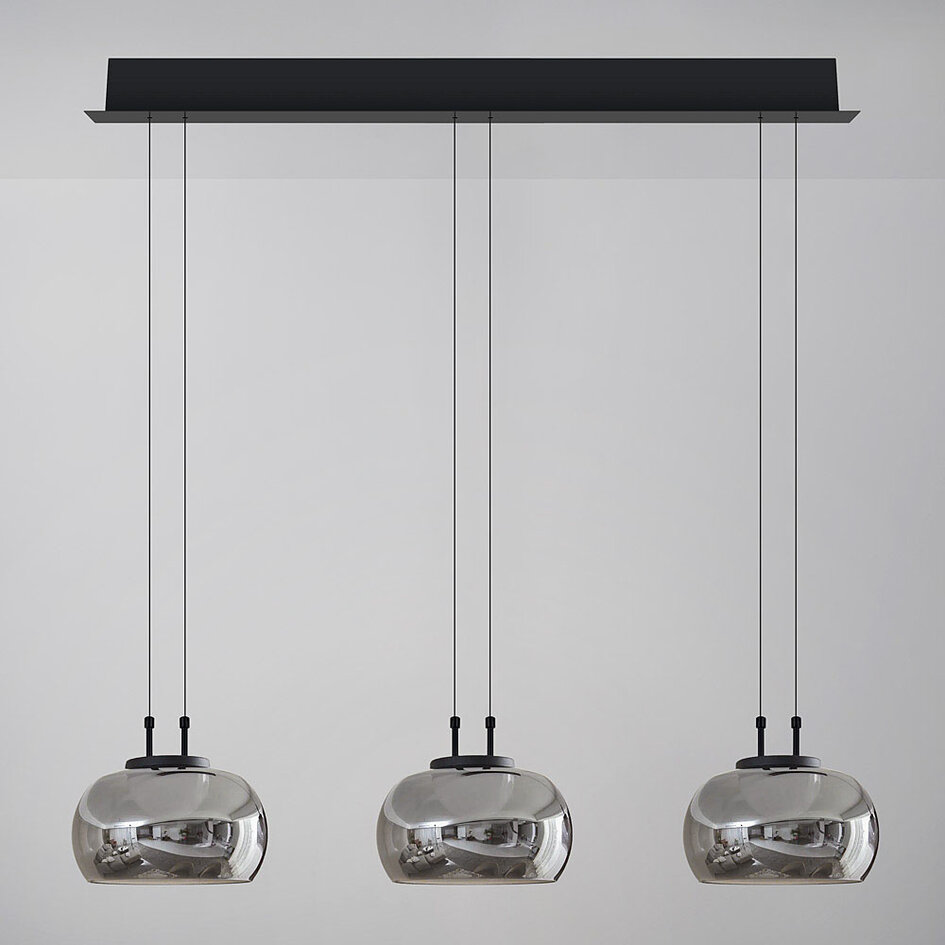 Lampe suspendue avec verre fumé et gradation à 3 niveaux - Gujo