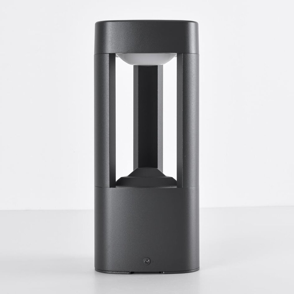 Lampe d'extérieur sur pied Jacob anthracite à LED intégrée - 30 cm