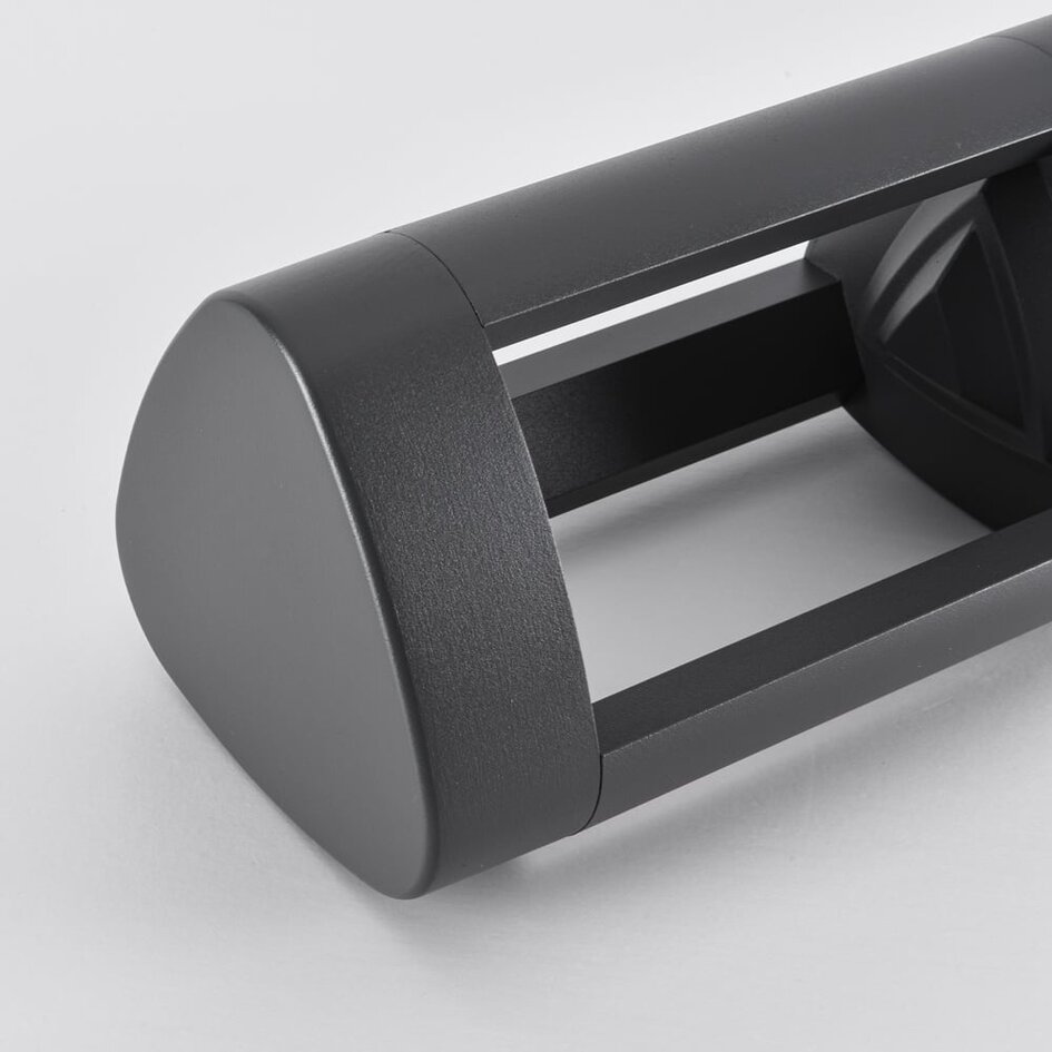 Lampe d'extérieur sur pied Jacob anthracite à LED intégrée - 30 cm