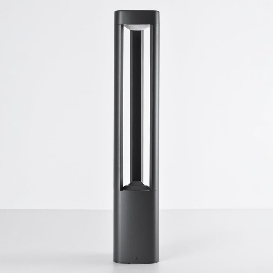 Lampe d'extérieur sur pied Jacob anthracite à LED intégrée - 70 cm