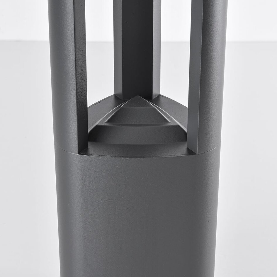 Lampe d'extérieur sur pied Jacob anthracite à LED intégrée - 70 cm