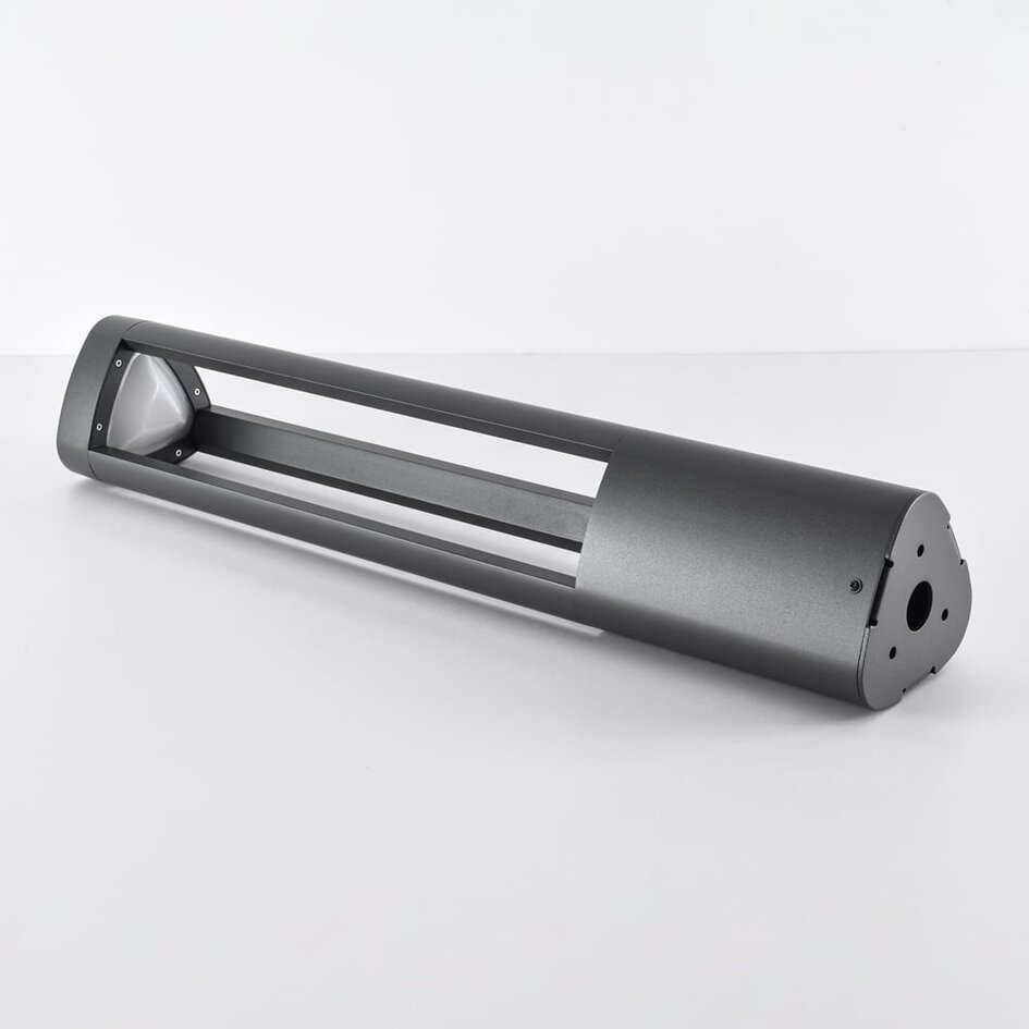 Lampe d'extérieur sur pied Jacob anthracite à LED intégrée - 70 cm