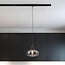Suspension Nill pour rail monophasé, verre fumé à effet miroir