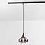 Suspension Nill pour rail monophasé, verre fumé à effet miroir
