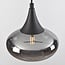 Suspension Nill pour rail monophasé, verre fumé à effet miroir