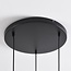 Lampe suspendue avec verre ambré et détails texturés - Kaca