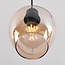Lampe suspendue à 3 lumières avec verre ambré - Vegas