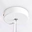 Suspension design 1 lumière Luana - fer blanc