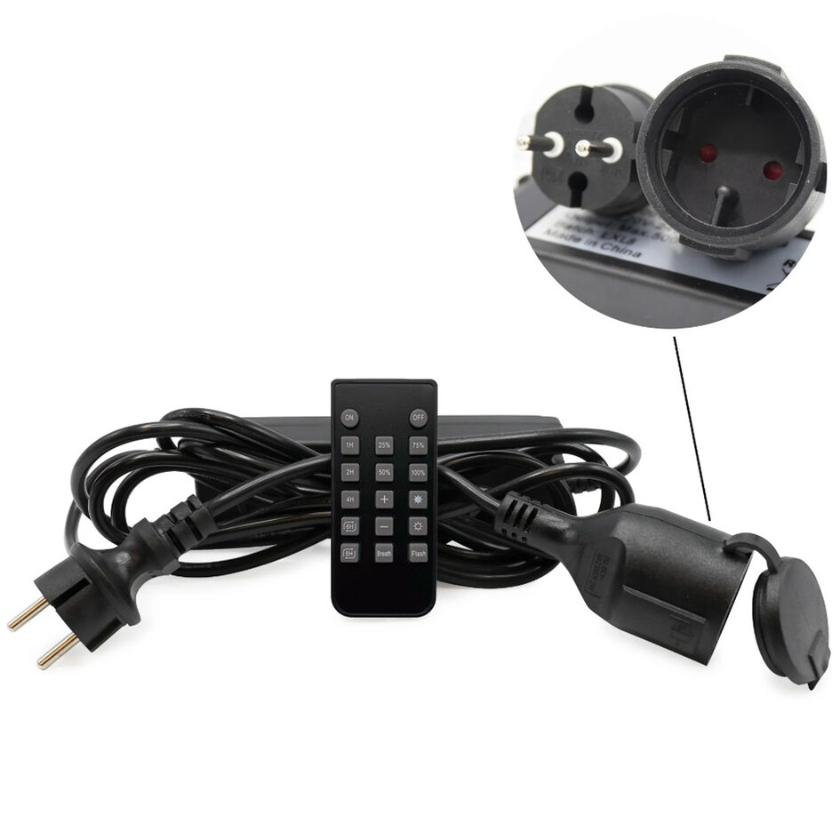 Variateur de luminosité, télécommande comprise, allant jusqu’à 350W, 500W ou 650W
