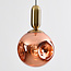 Suspension Lewis - verre ondulé or rosé