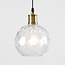 Suspension design 3 lumières Verona - verre transparent