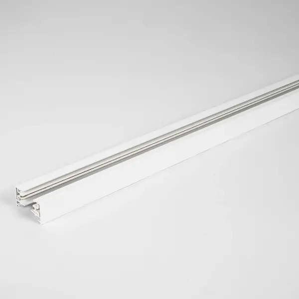 Rail monophasé connectable 75 cm sans connecteur ni embout - Blanc