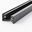 Rail monophasé connectable 75 cm sans connecteur, avec embout – noir