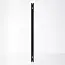 Rail monophasé connectable 75 cm sans connecteur, avec embout – noir