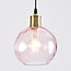 Suspension Lotte 3 lumières à trois couleurs de verre