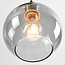 Suspension 4 lumières avec verre fumé - Livia