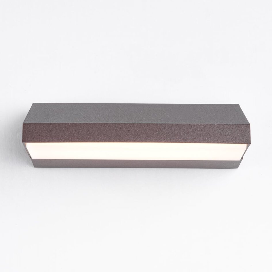 Applique murale extérieure orientable Argento - brune avec LED intégrée
