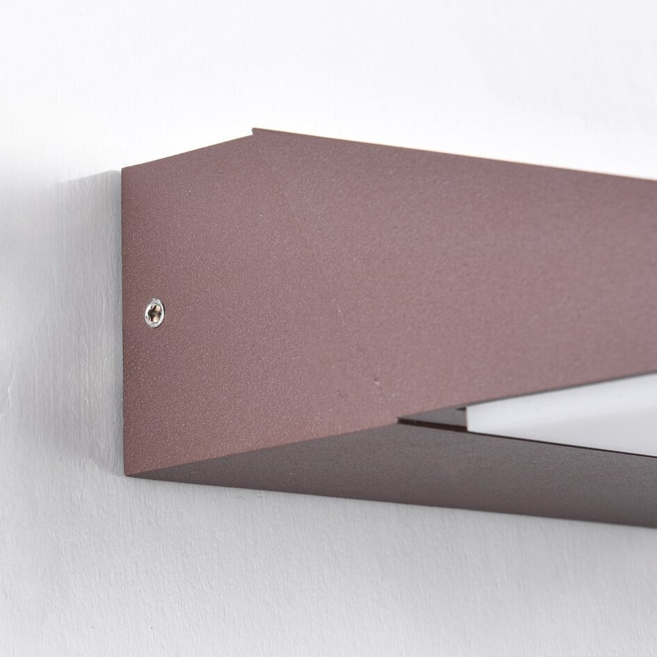 Applique d'extérieur pivotante Argento - brun