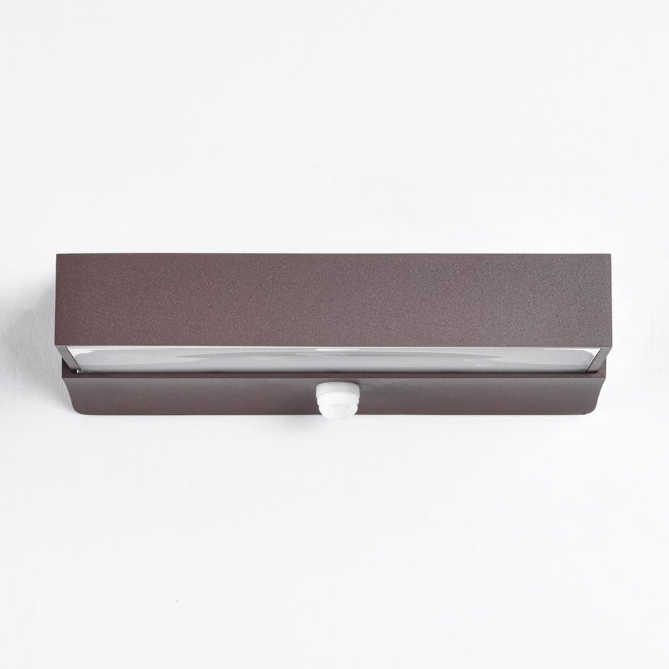 Applique d'extérieur Onyx avec capteur - marron