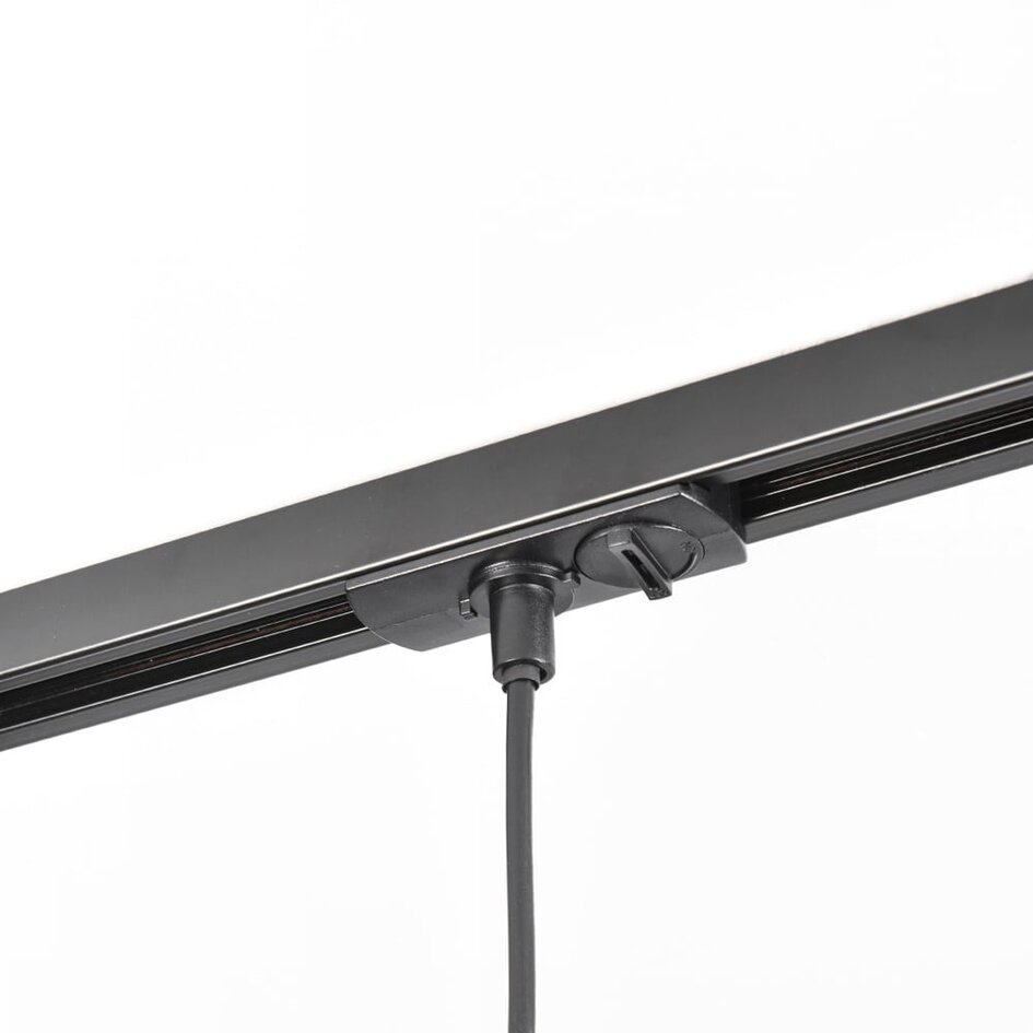 Suspension Fos pour rail monophasé, noir à l’intérieur doré