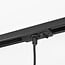 Suspension tube Len pour rail monophasé, noir