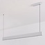 Suspension Abby - blanc avec LED intégrée et puissance réglable