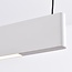 Suspension Abby - blanc avec LED intégrée et puissance réglable