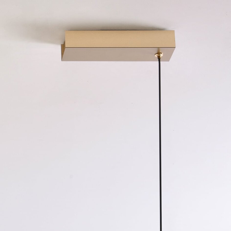 Suspension Abby - doré avec LED intégrée et puissance réglable