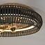 Ventilateur de plafond noir avec bambou et température de couleur réglable Ø58 cm - Bamboozle