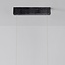 Suspension minimaliste réglable Andre, noir avec motif bois - LED dimmables en 3 étapes