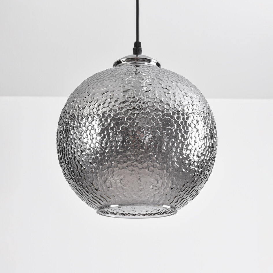 Suspension design Shanghai - verre fumé