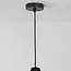 Lampe suspendue à 1 lumière Penta - noir