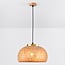 Suspension bohème Thane en bambou - naturel et doré