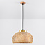 Suspension bohème Thane en bambou - naturel et doré