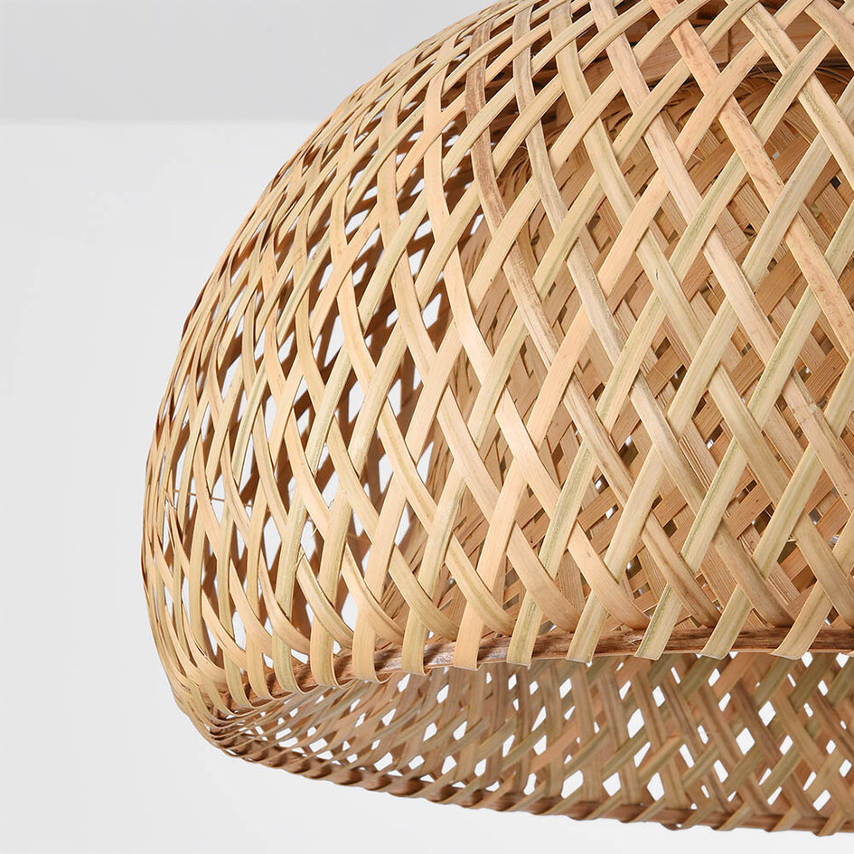 Lampe suspendue en bambou de Bohème Thane