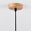 Suspension bohème Thane en bambou - naturel et doré