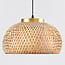 Suspension bohème Thane en bambou - naturel et doré